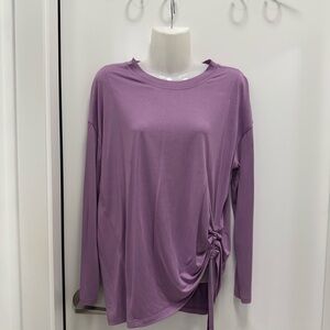 Lululemon Lavender Long Sleeve Cinch Top Size 6